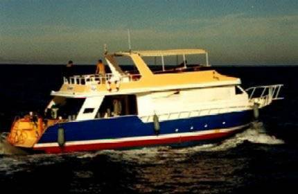 On the way to the next dive site