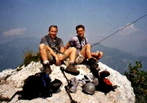 On top of Cima Sat - just above Riva