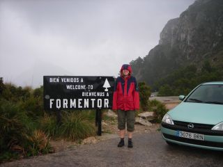 By car all over Mallorca during bad weather