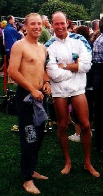 The athletes before the start