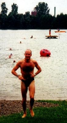 Steffen after swimming